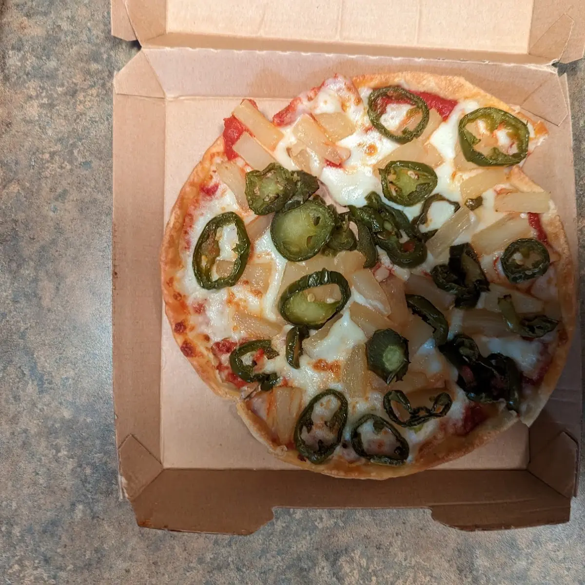 Personal Pan Thin Crust Jalapeno and Pineaple