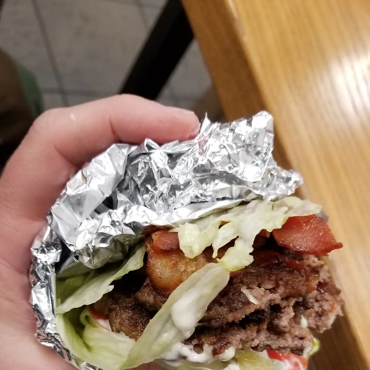 Lettuce Wrap Hamburger