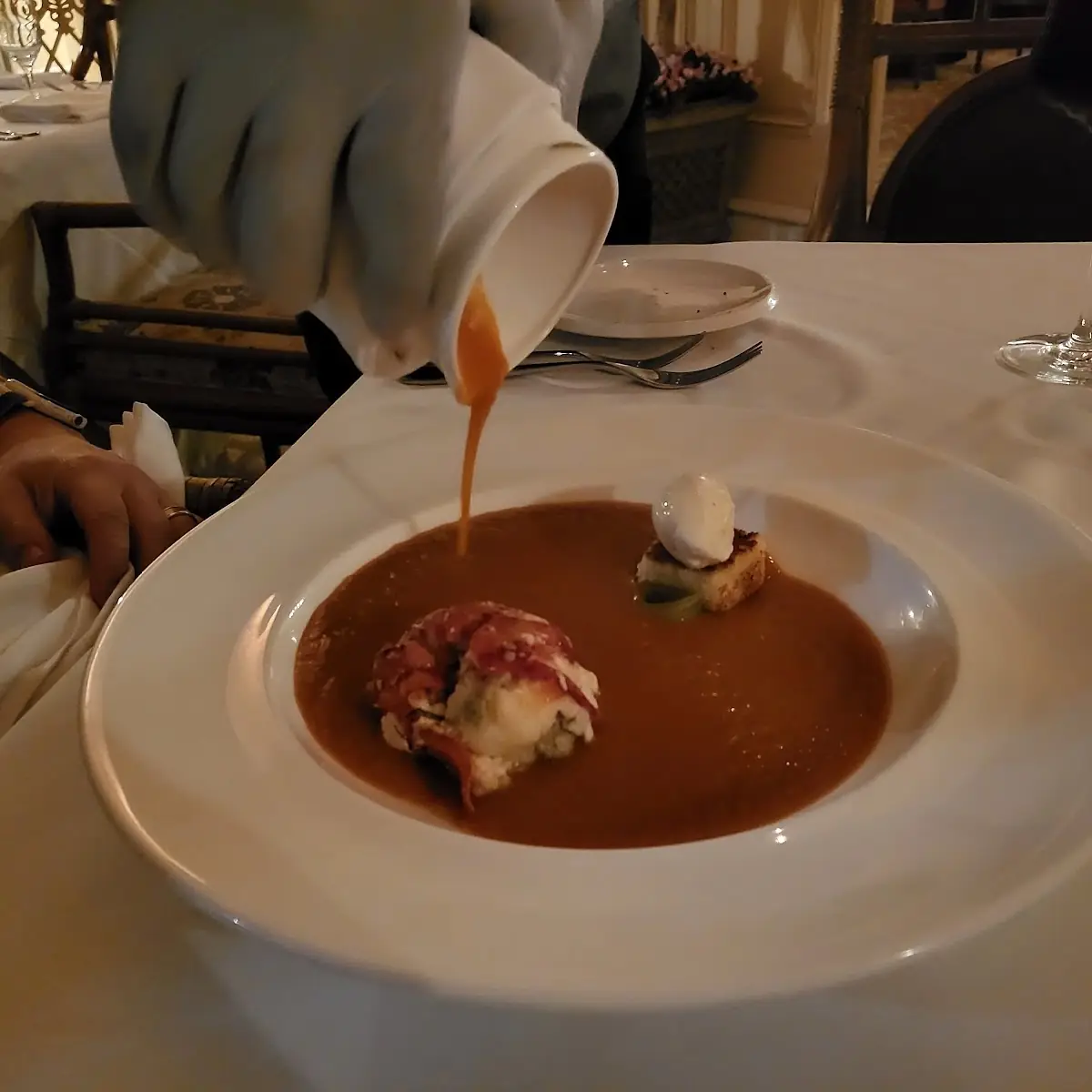 Maine Lobster and Tomato Bisque