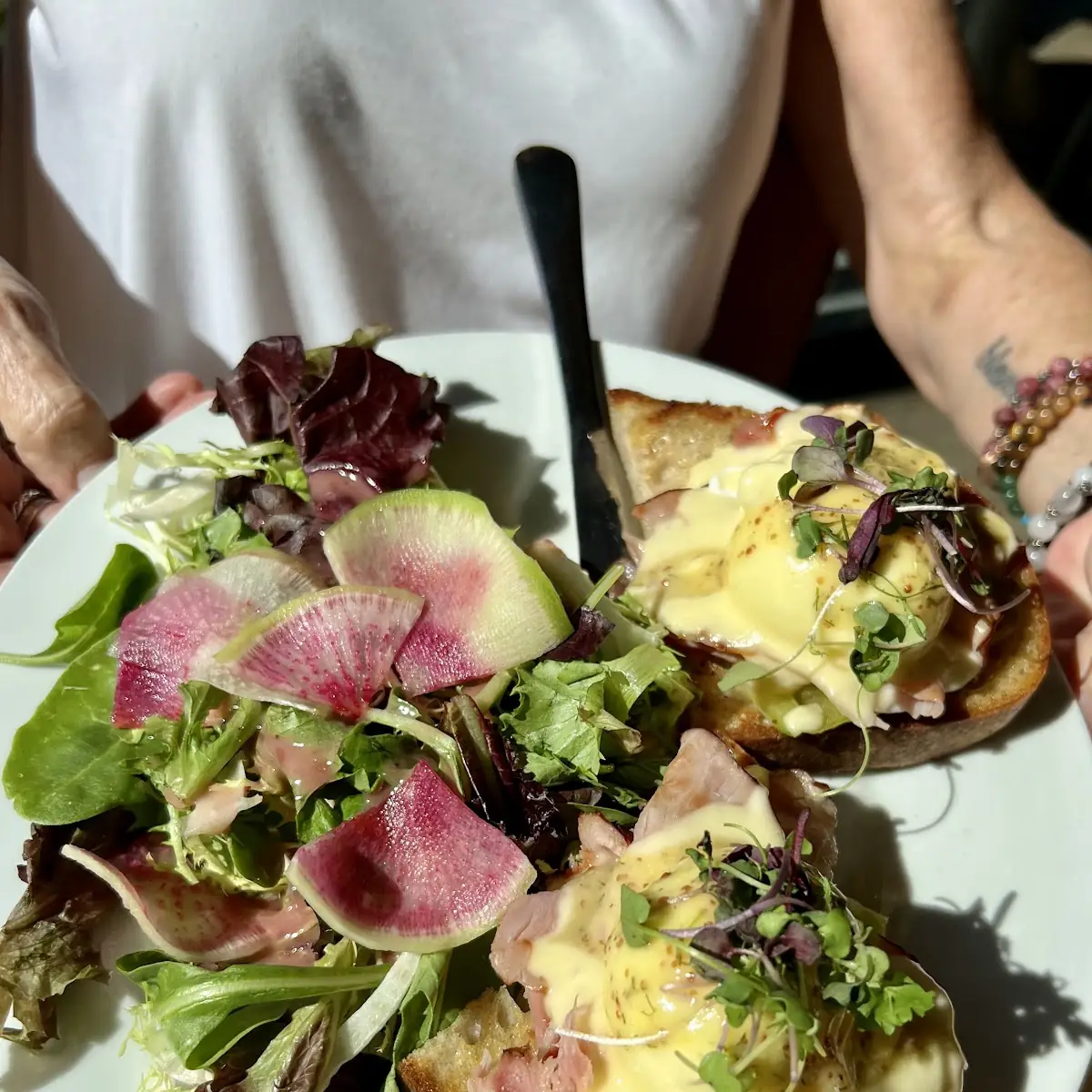 Smoked Trout Eggs Benedict