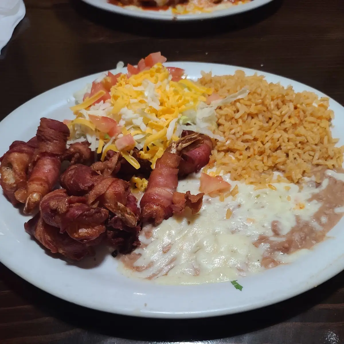 Bacon Wrapped Shrimp Fajitas