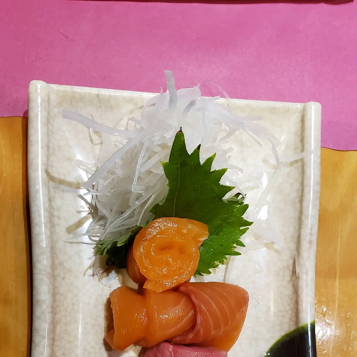 Sashimi Yellow Tail and Salmon