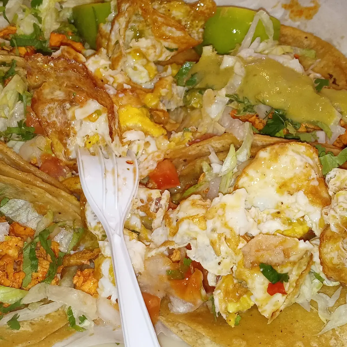 Chicken Tacos with Egg