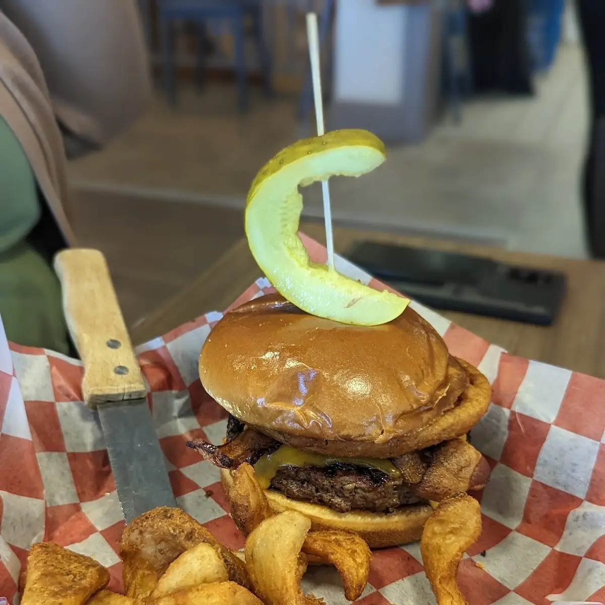 Burger and Fries