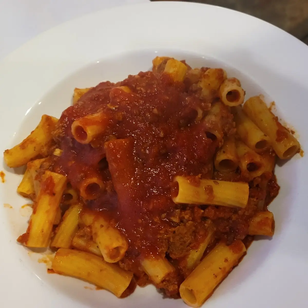 Rigatoni Bolognese