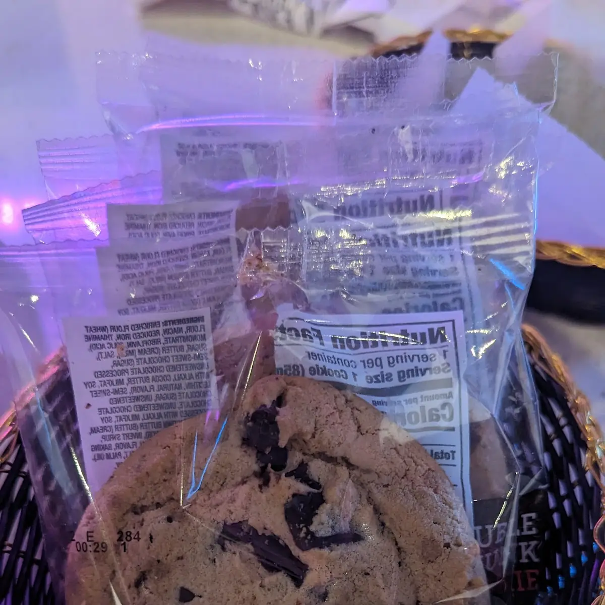 Salted Double Chocolate Chunk Cookie