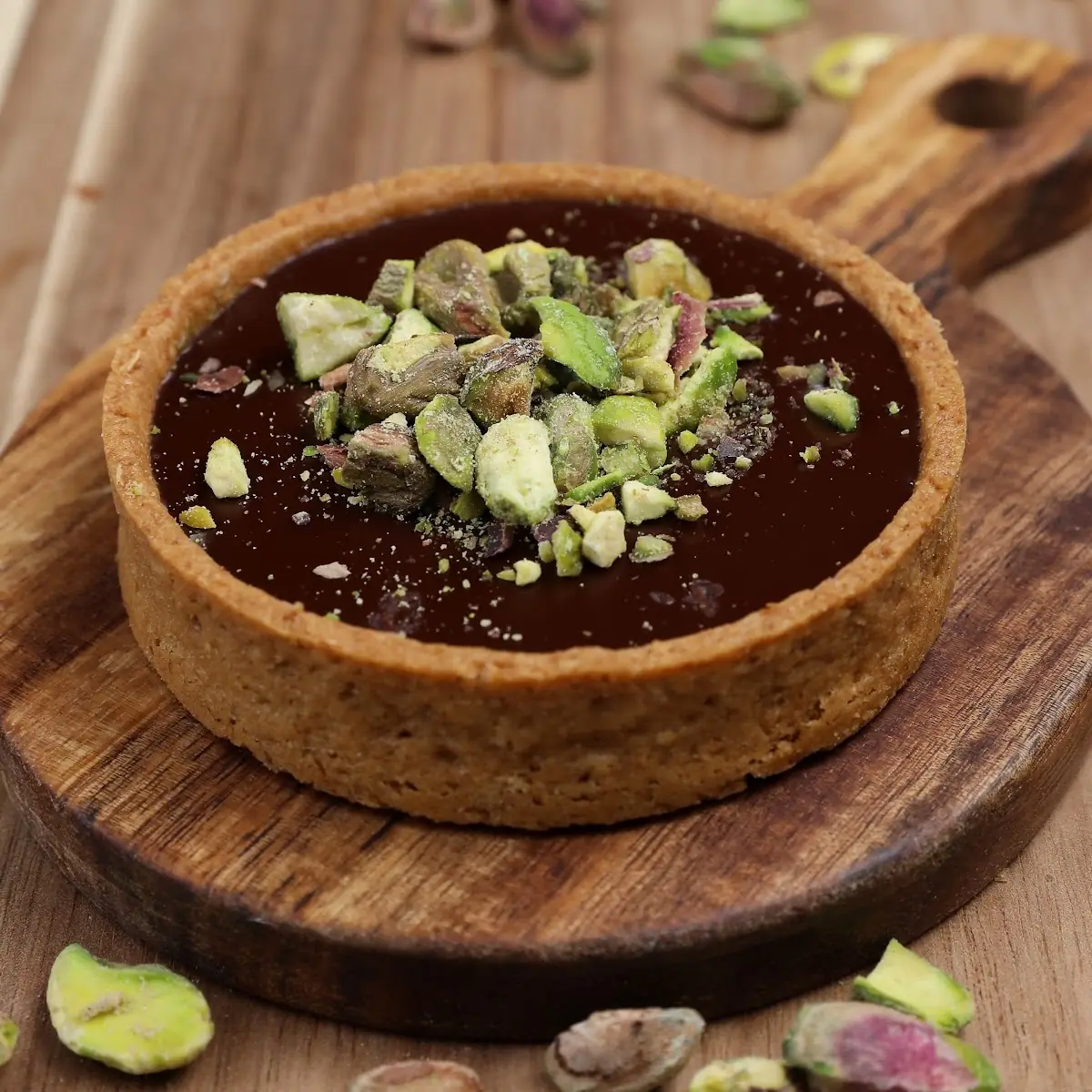 Chocolate Pistachio Tart