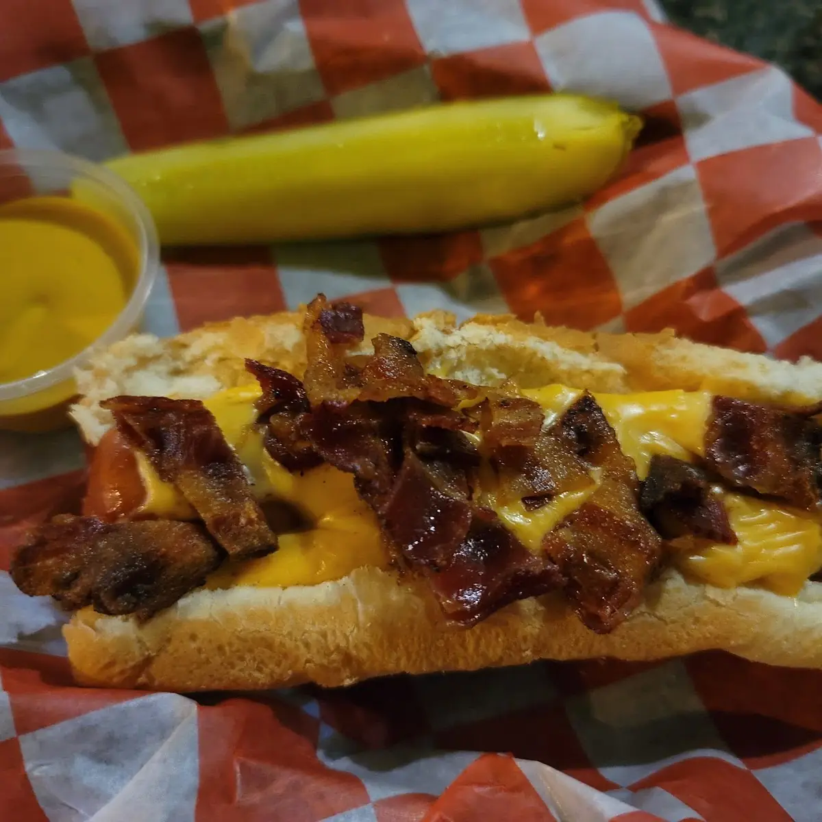 Bacon & Beer Cheese Dog
