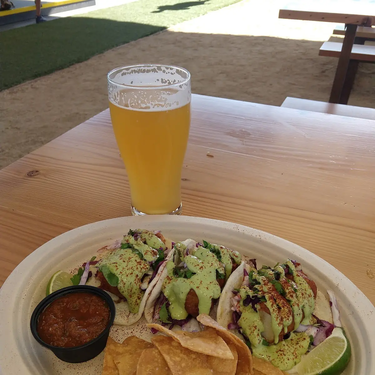 10 Mile Beer Battered Fish Tacos