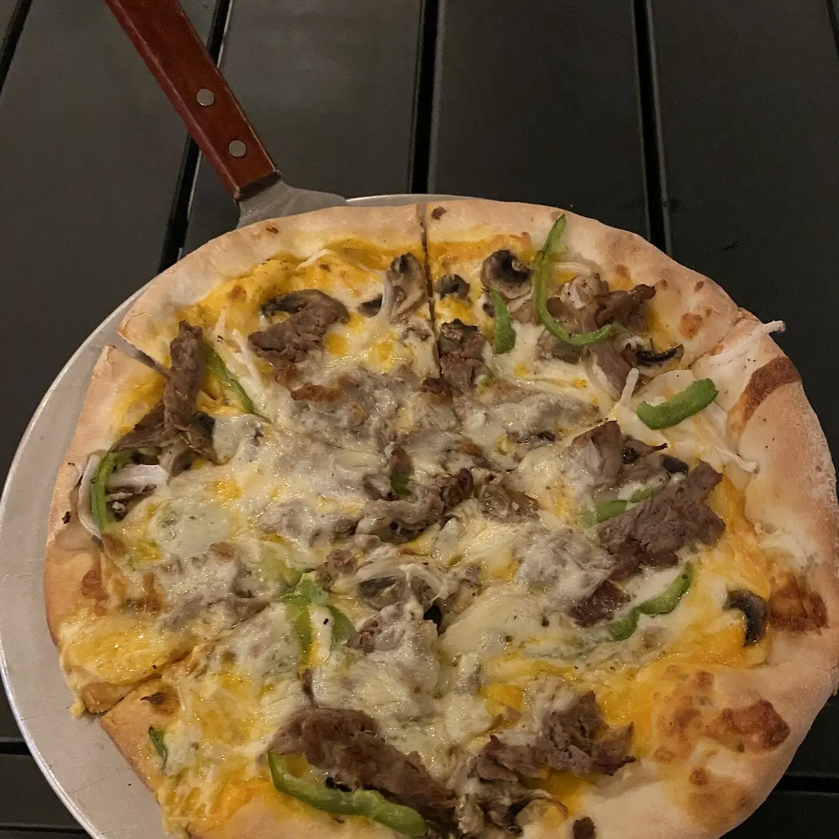 Philly Cheesesteak Pizza