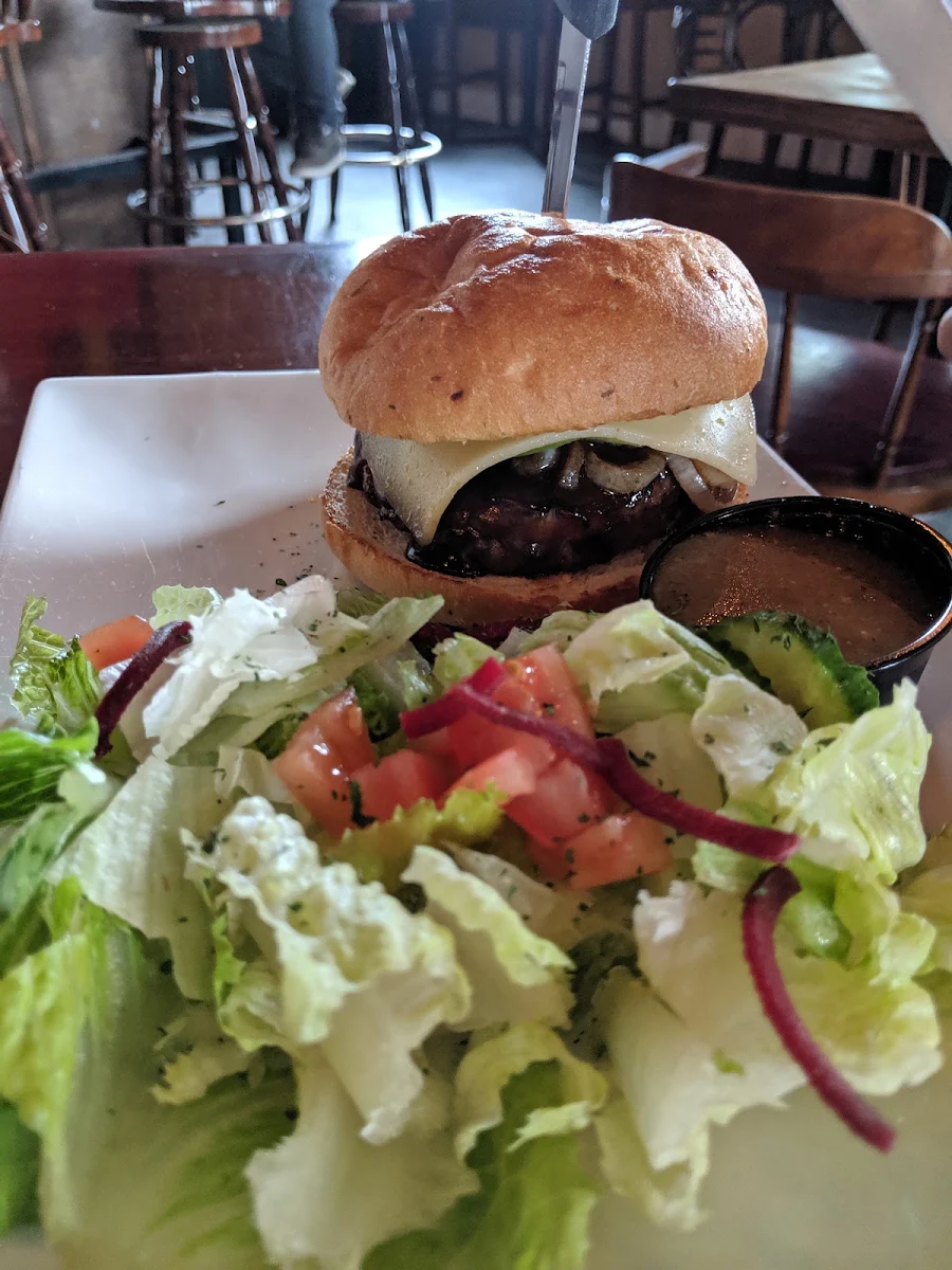 Swiss Mushroom Burger