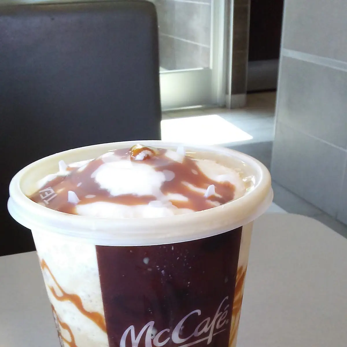 Medium Caramel Frappé