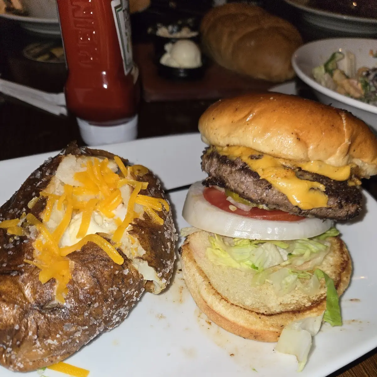 Half-Pound Steakhouse Cheeseburger