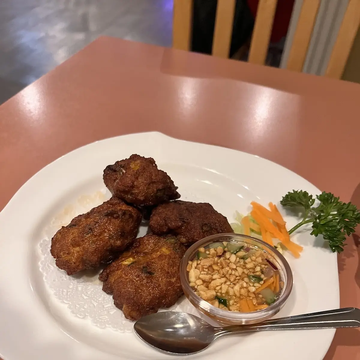 Tod Mun Shrimp and Chicken Fried Cakes