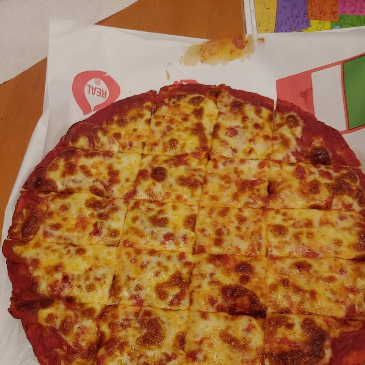 Thin Crust Cheese Pizza