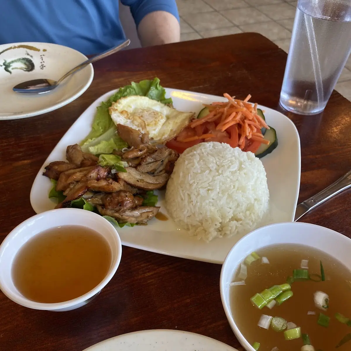 Grilled Chicken Rice Plate
