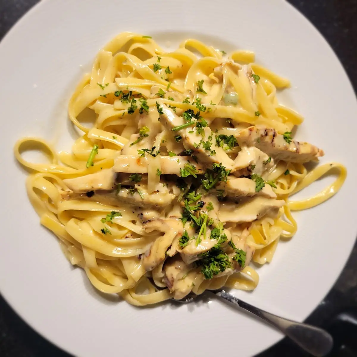Chicken Fettuccine Alfredo