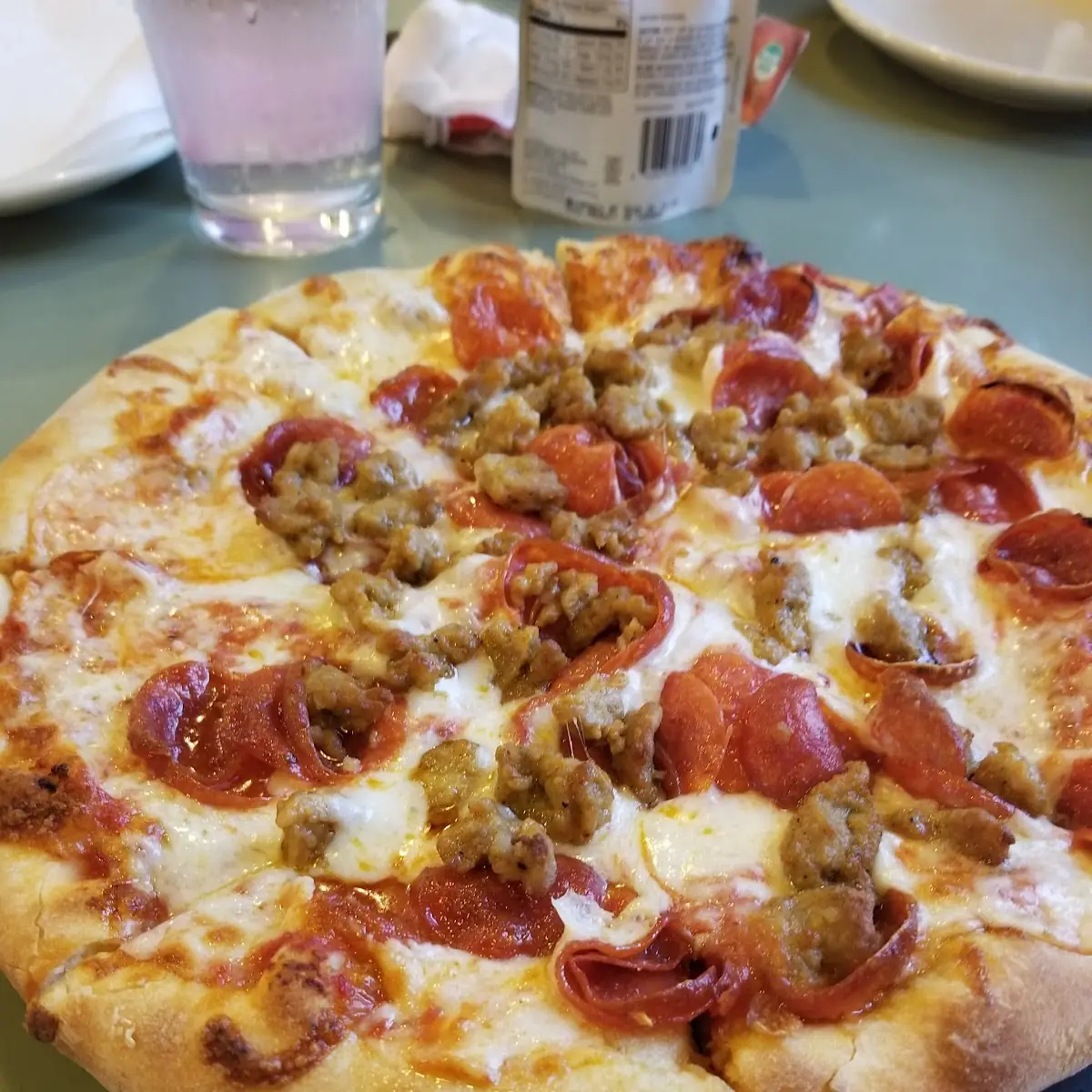 Small Pepperoni and Sausage Pizza