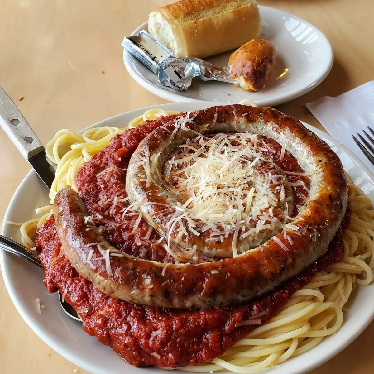 Spaghetti Italian Sausage