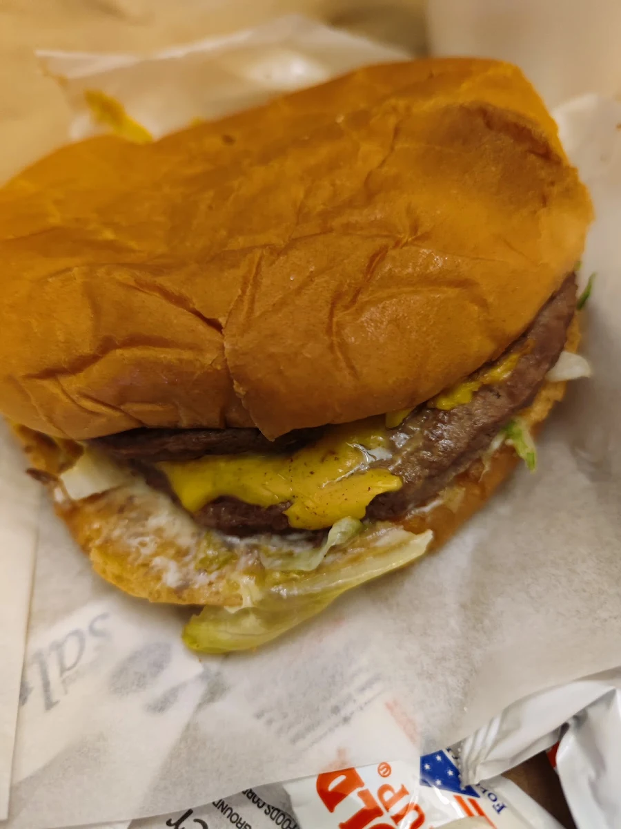 Jumbo Double Cheeseburger