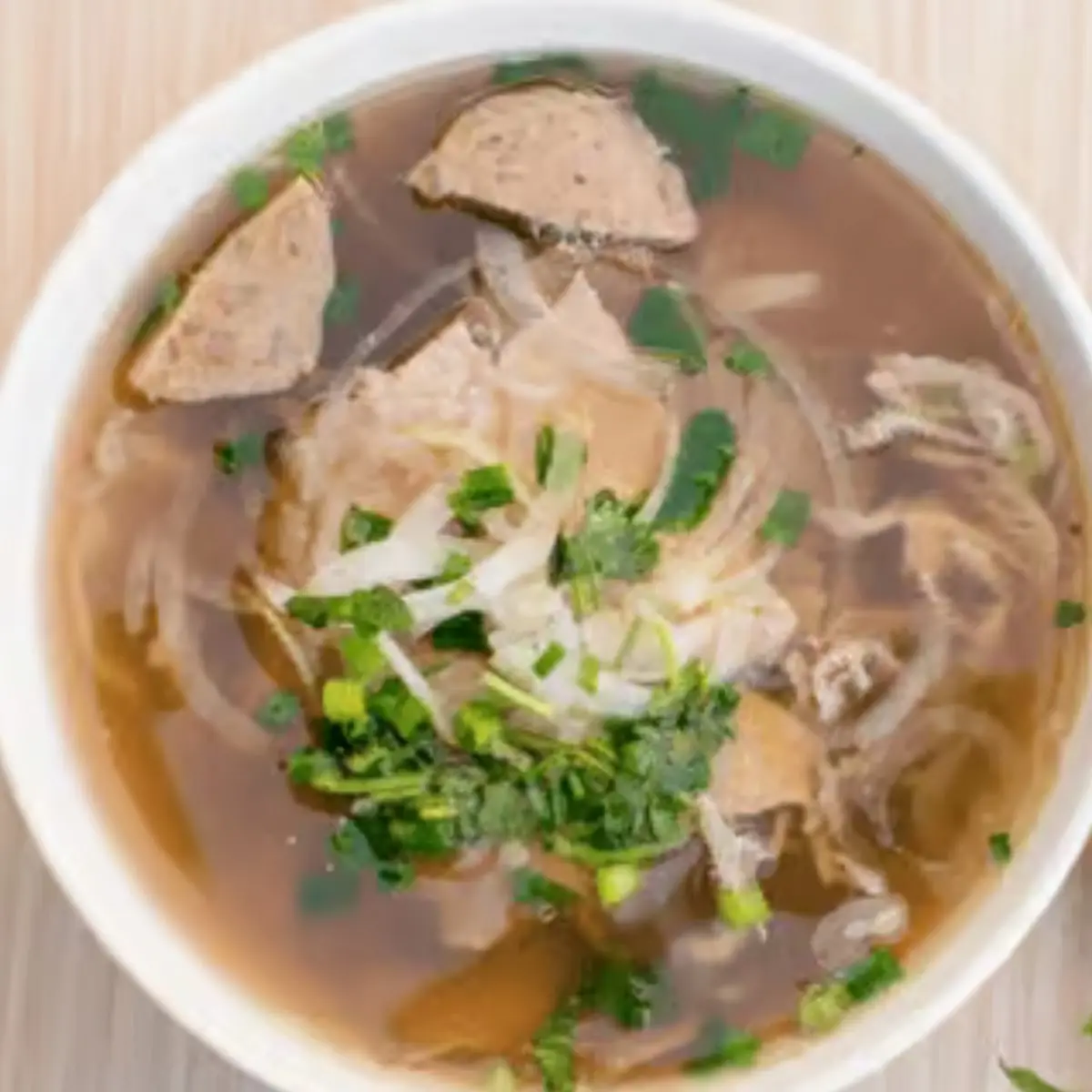 Beef Pho Rice Noodles Soup Combo