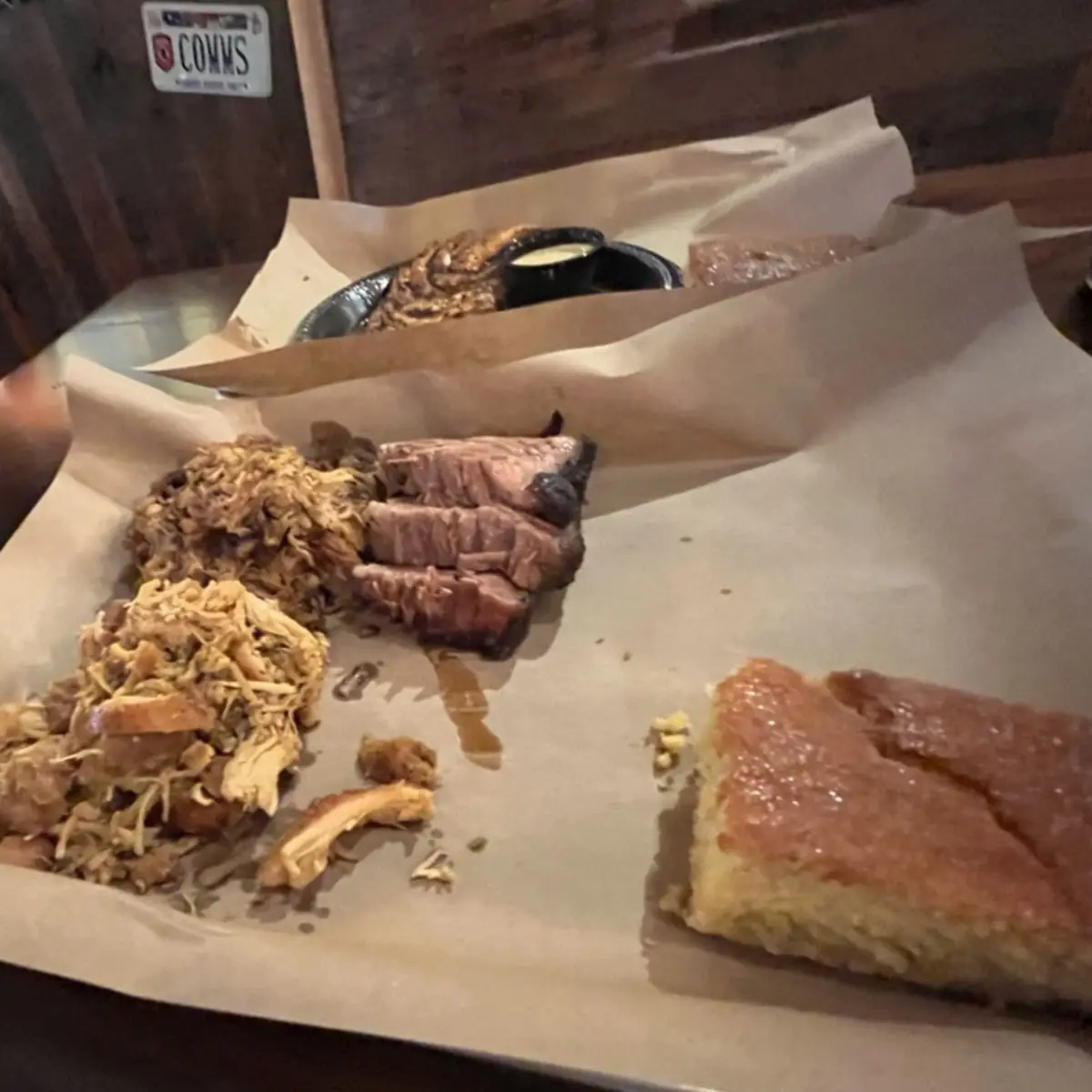 Brisket Pulled Pork & Pulled Chicken