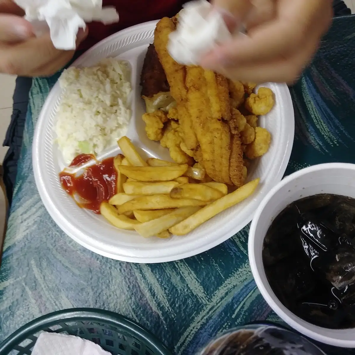 Fried Flounder Sandwich