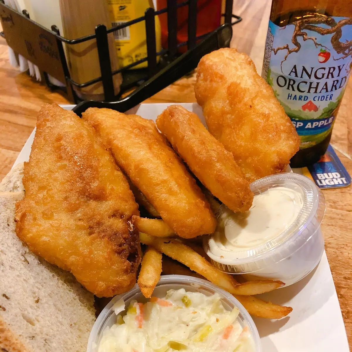Beer Battered Cod Dinner