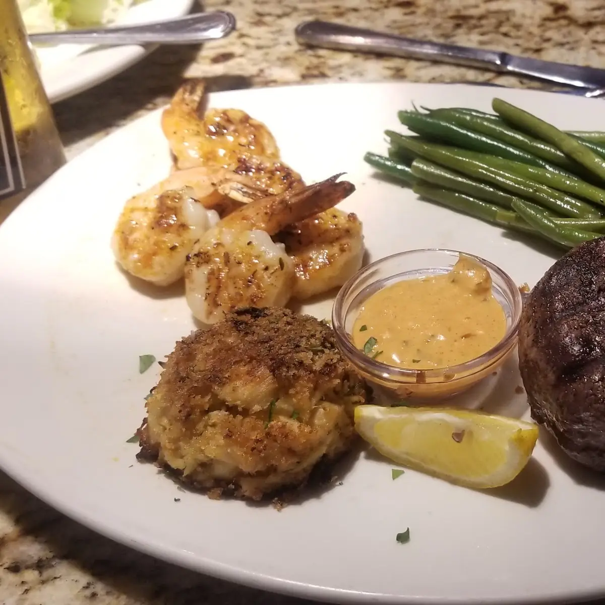 Sirloin & Crab Cake