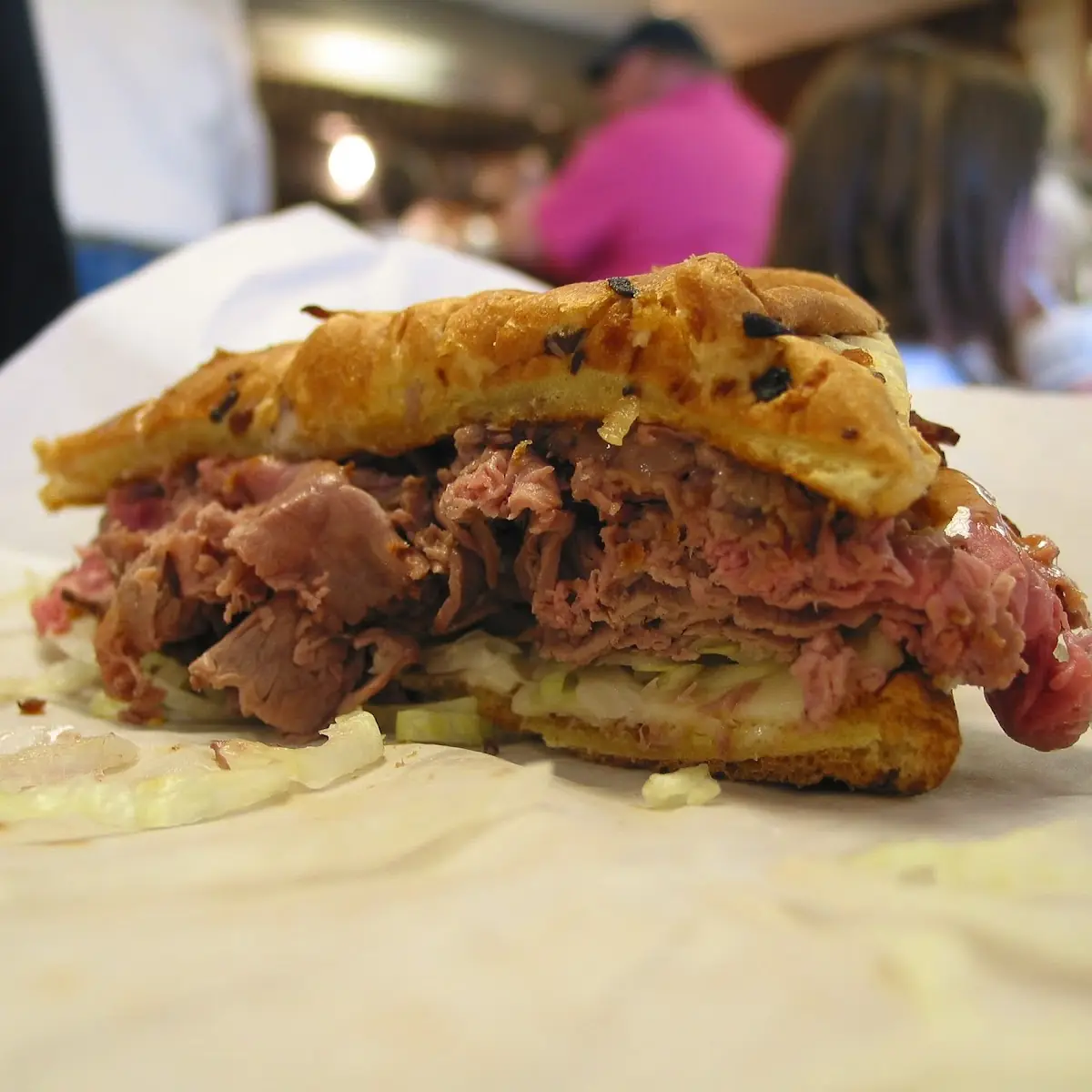 Roast Beef with BBQ Sauce