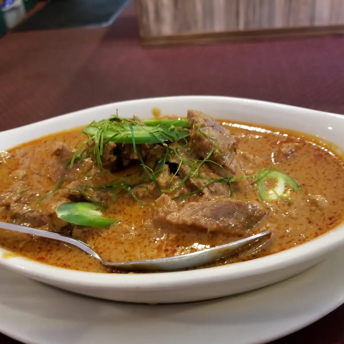 Panang Curry Beef