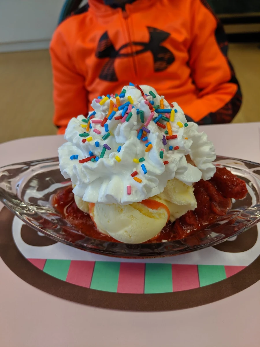 Frozen Strawberry Sundae