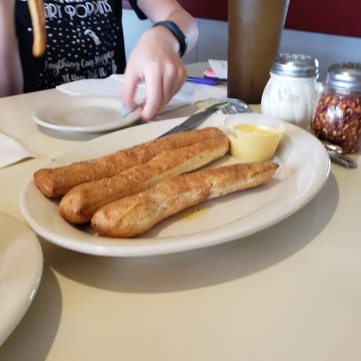 Breadsticks with Cheese Dipping Sauce
