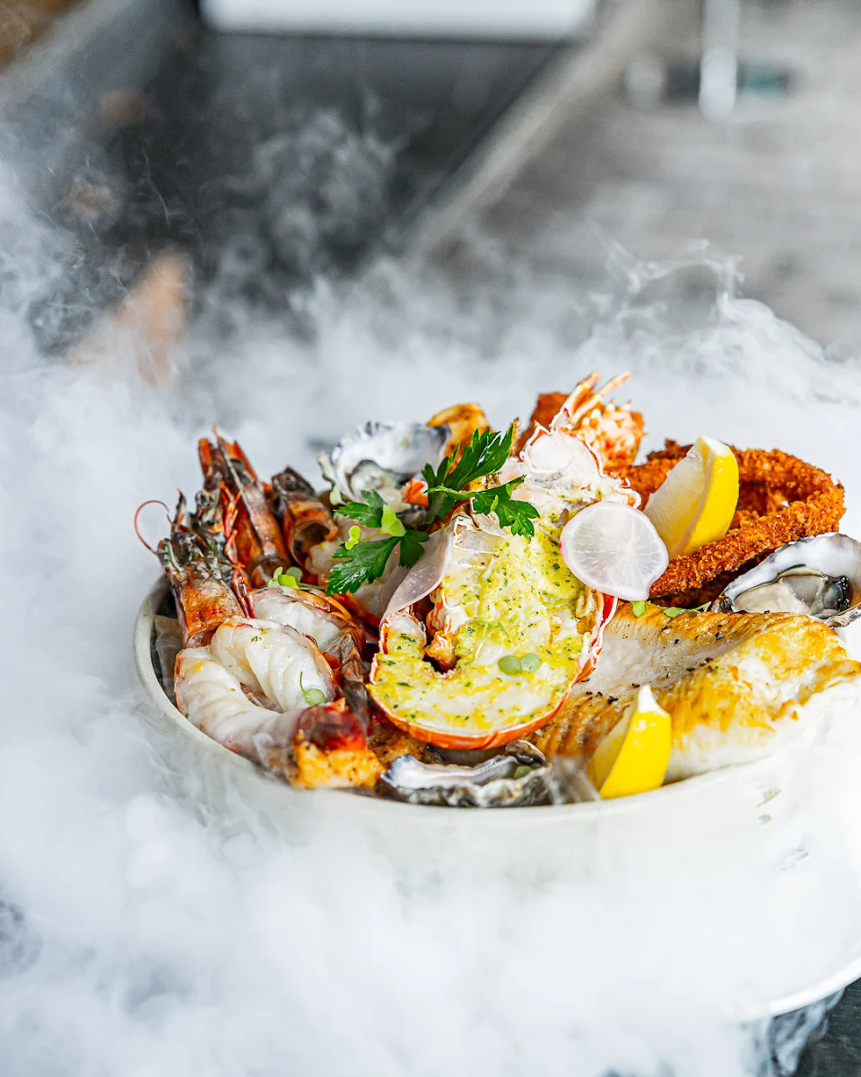 Seafood Platter, 500 Degrees Restaurant Cronulla