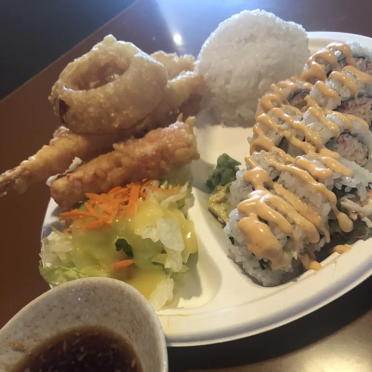 California Roll & Shrimp Tempura