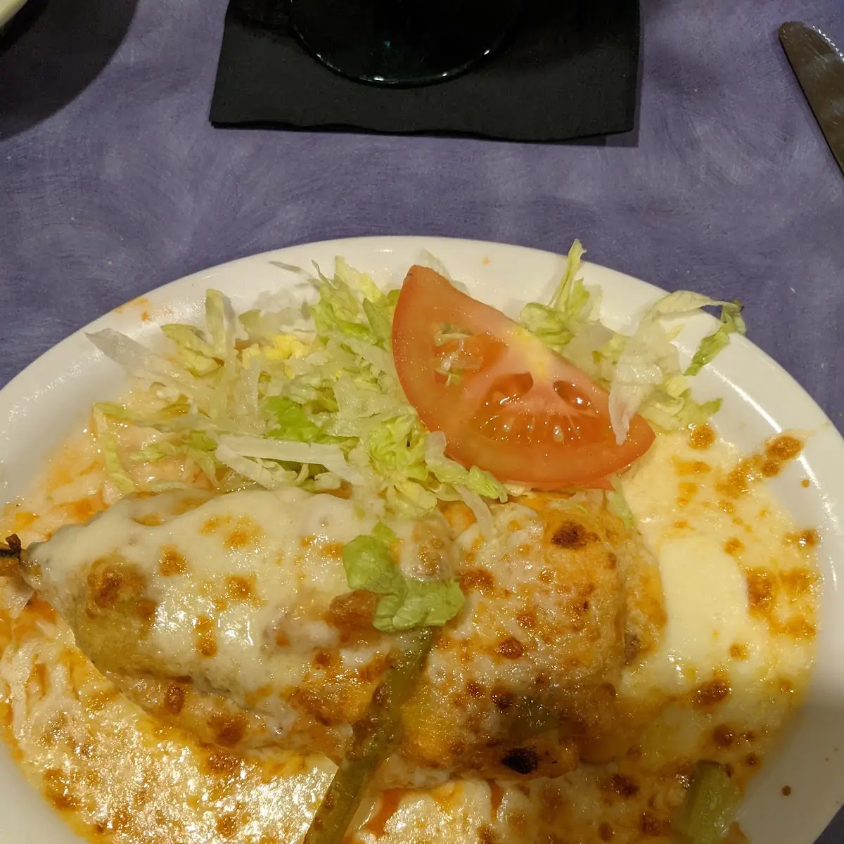 Cheese Enchilada and Chile Relleno