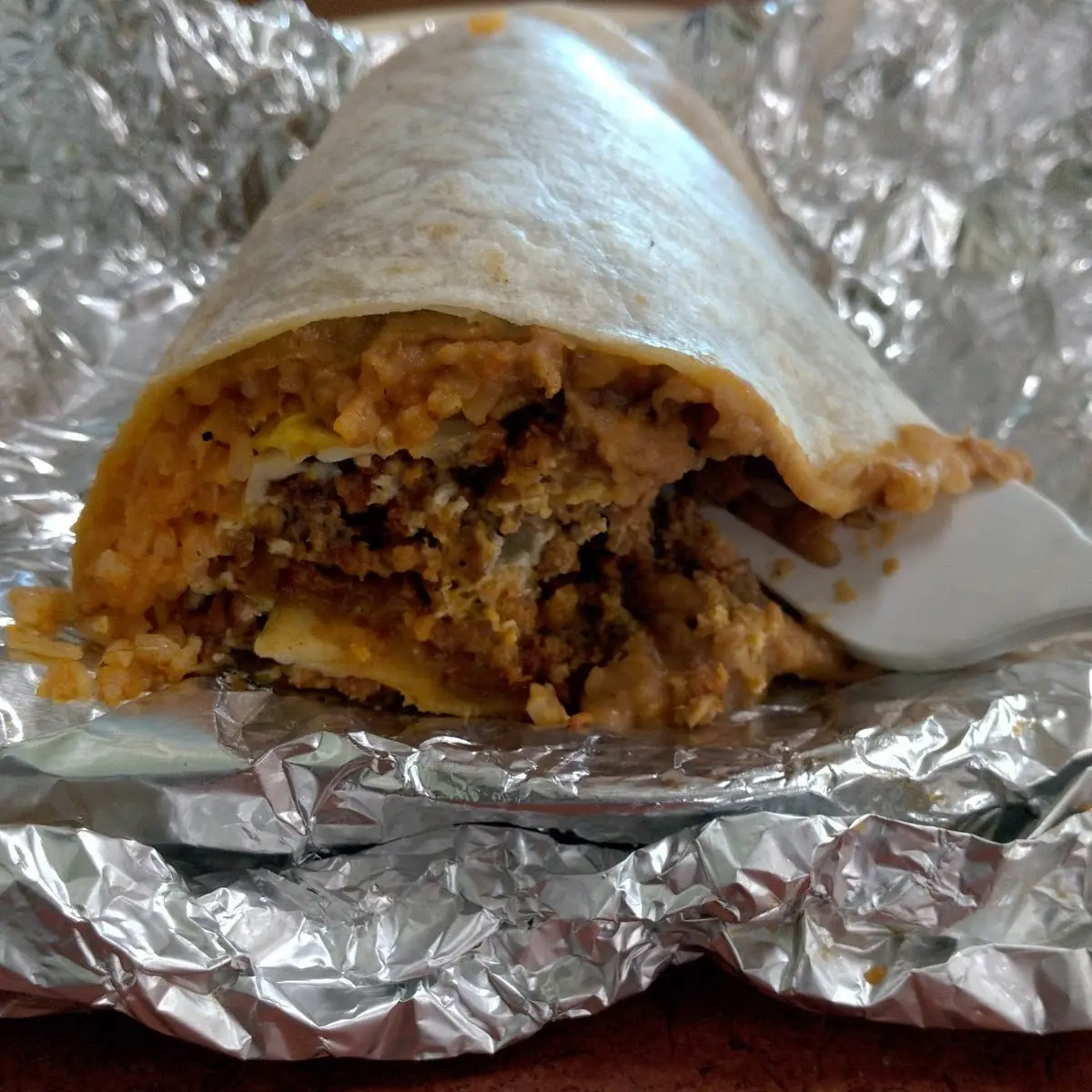 Bean Burrito w Extra Beans