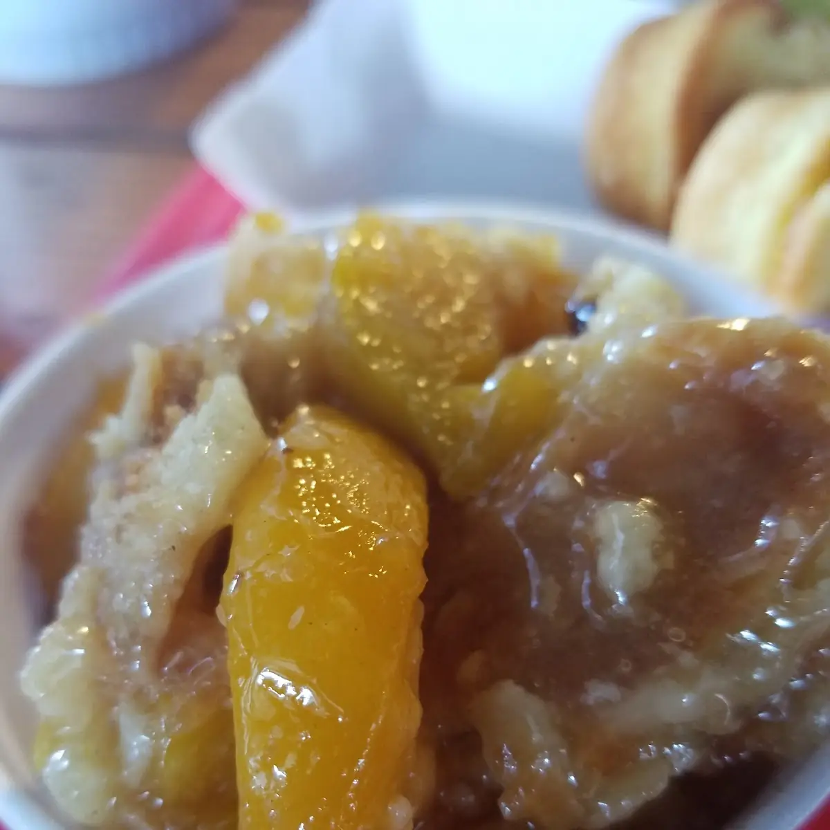 Banana Pudding Peach Cobbler