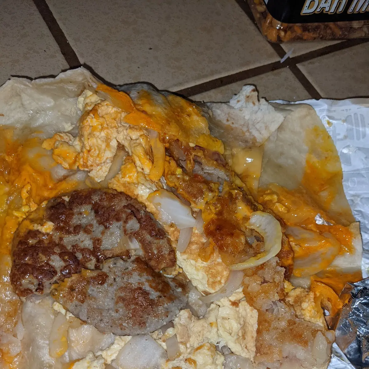 Meat Lover Breakfast Burrito