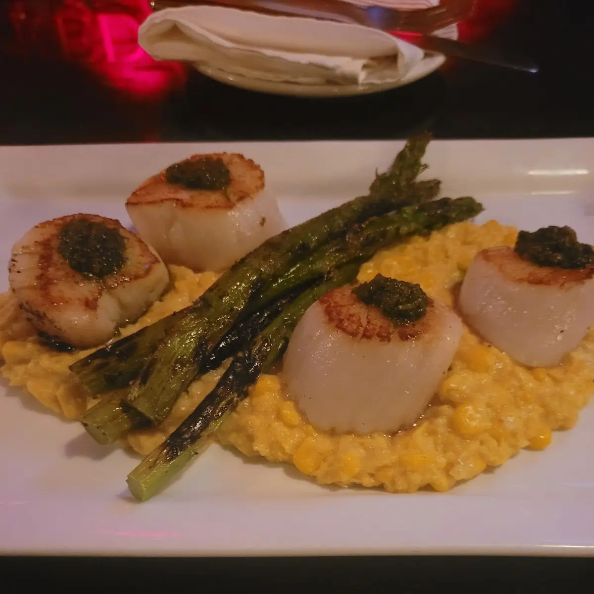 Pan Seared Scallops