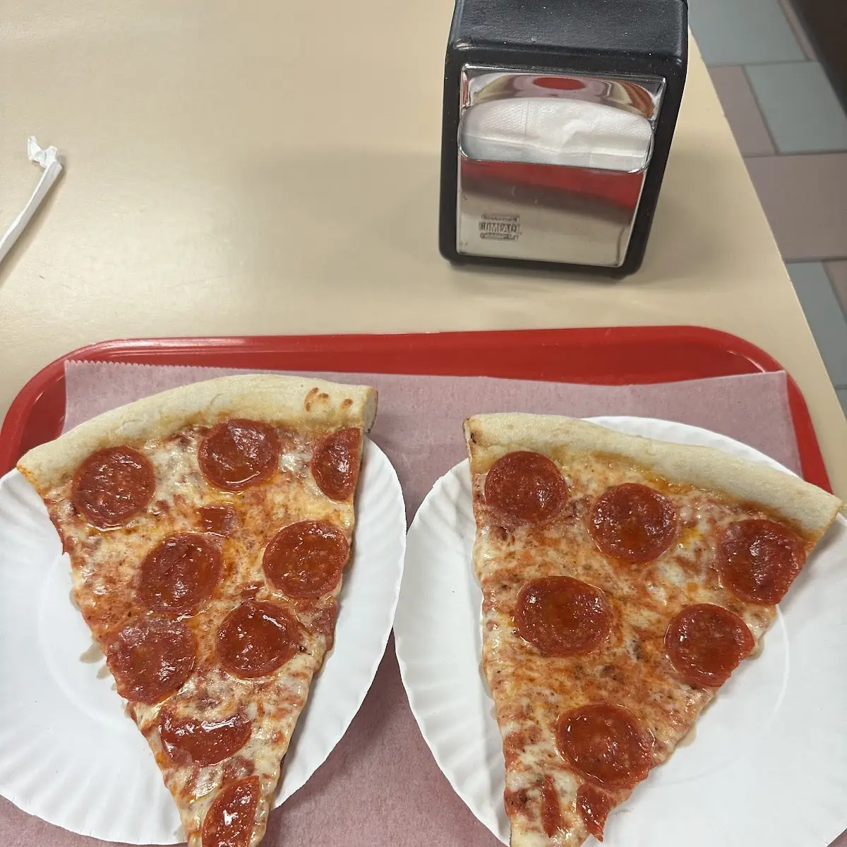 3 Regular Pizza Slice and a Pepsi Soda