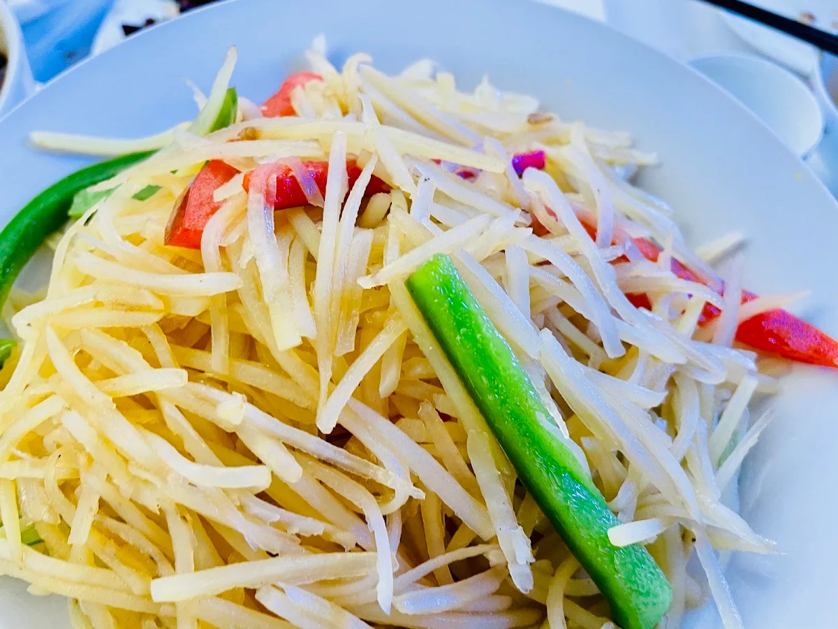 Stir-Fried Shredded Potato with Green Pepper Spicy, 川王府 Chuan Palace Chinese Restaurant