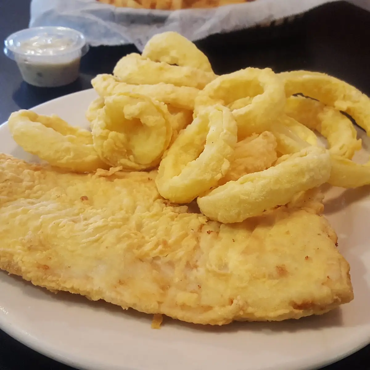 Haddock and Onion Rings