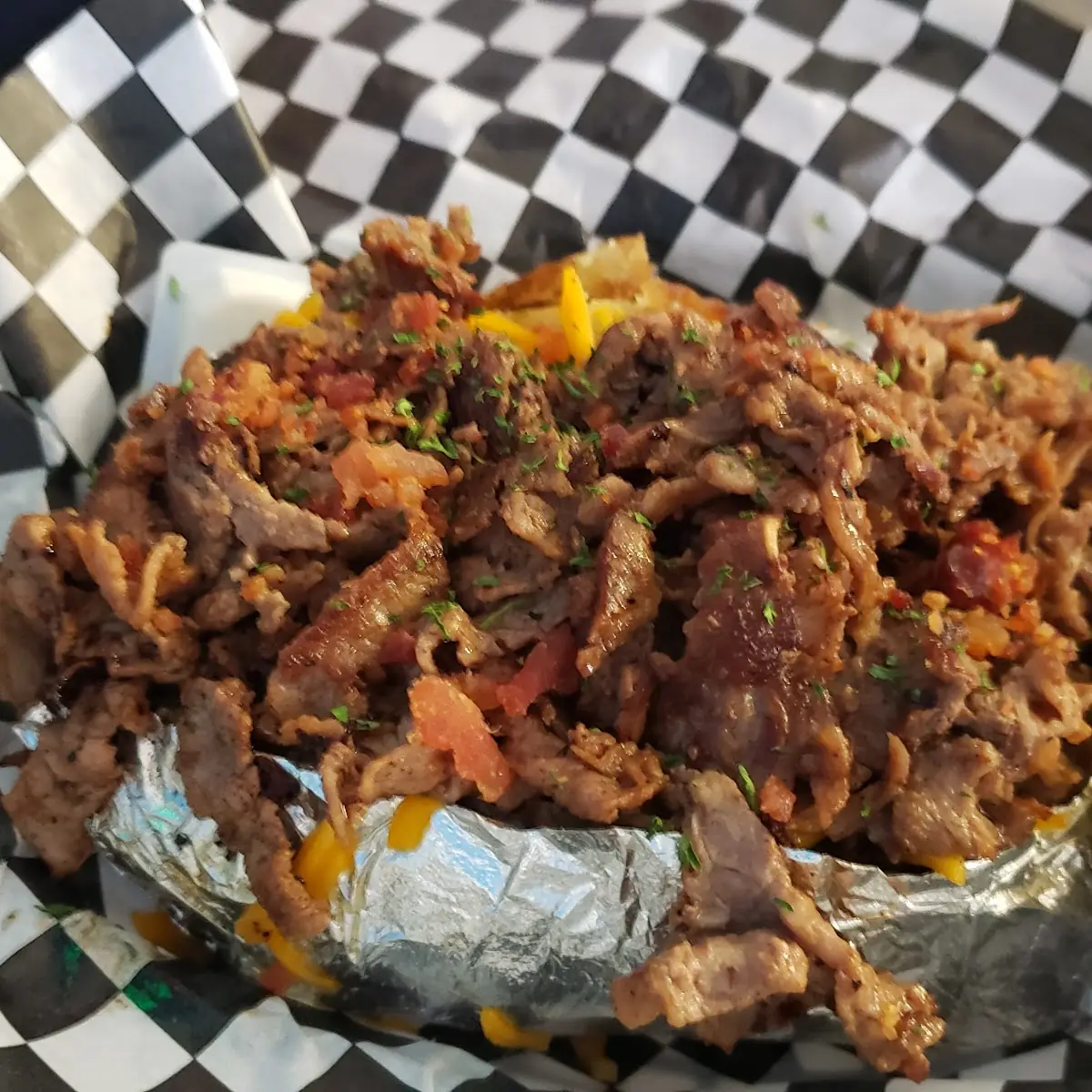 Loaded Baked Potato with Steak