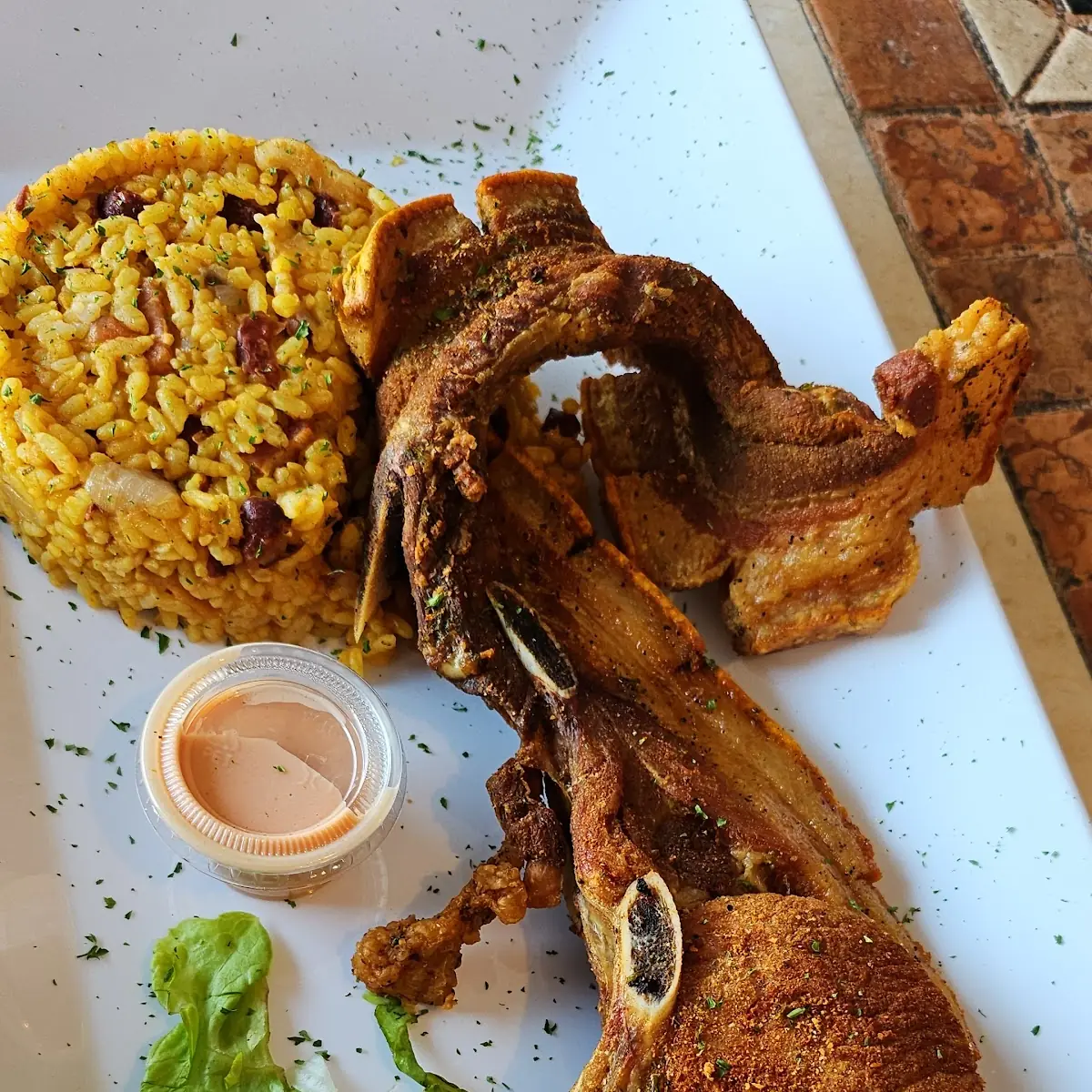 Chuleta Kan Kan Con Arroz Mamposteado