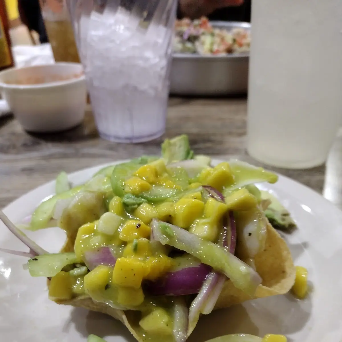 Tostada Aguachile Mango