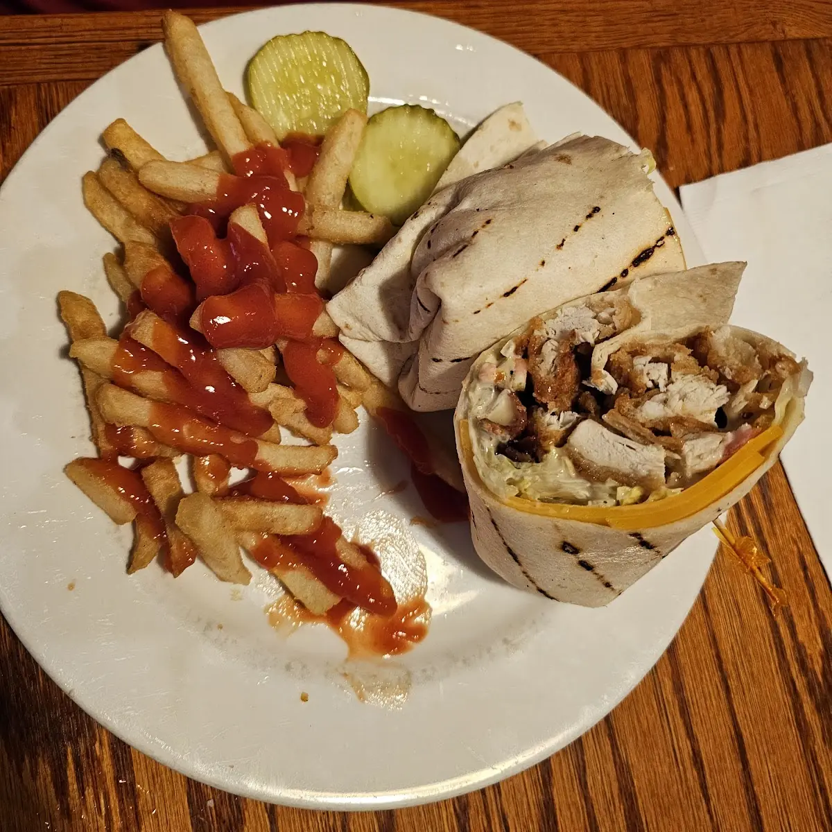 Honey Mustard Chicken Wrap