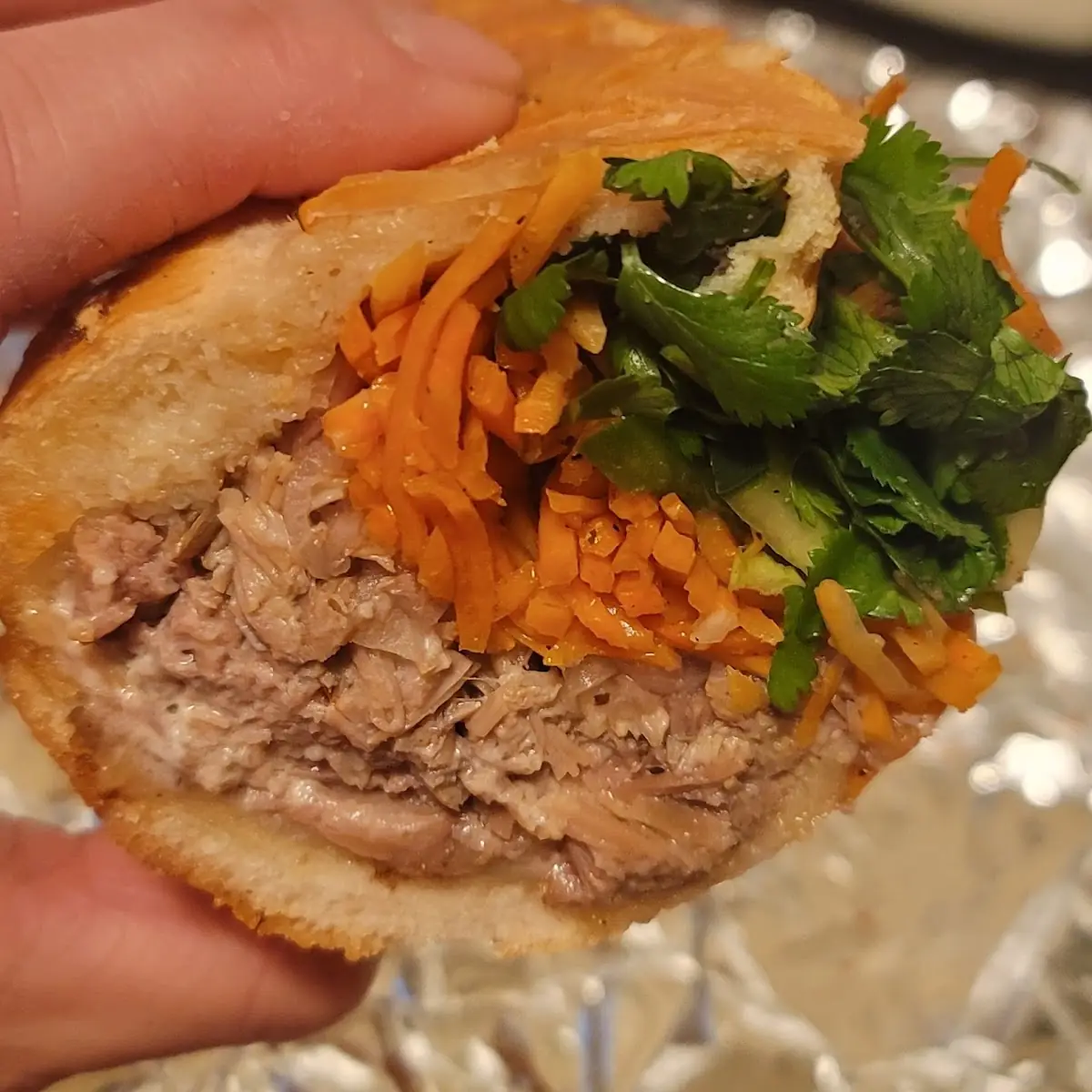 Bun Bo Hue Dip Sandwiche