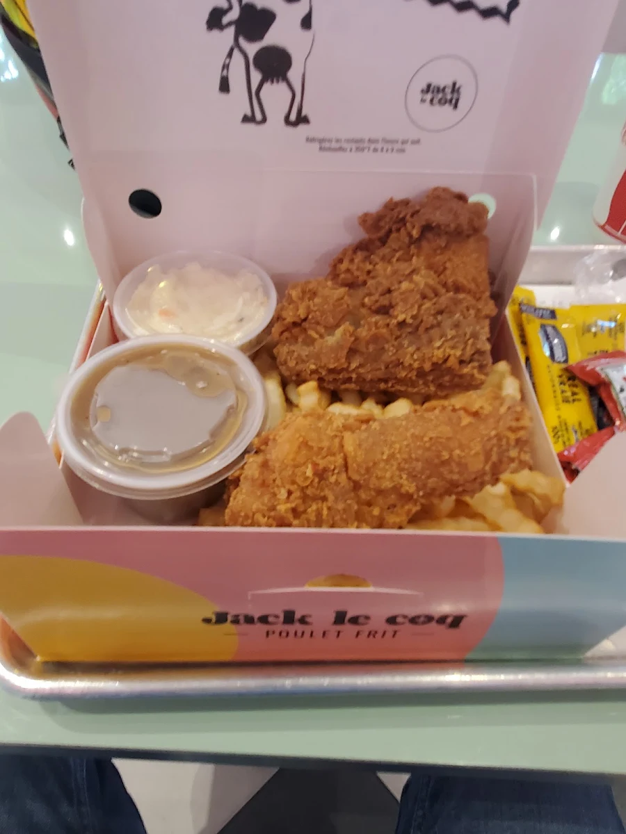 Combo Poulet Frit Fried Chicken Combo, Jack Le Coq