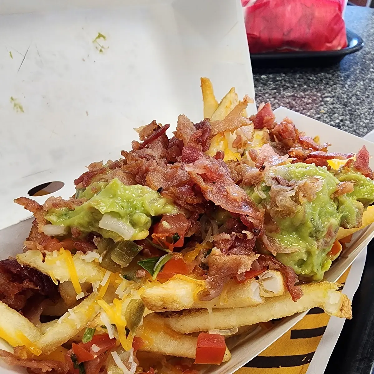 Guacamole Bacon Loaded Fries